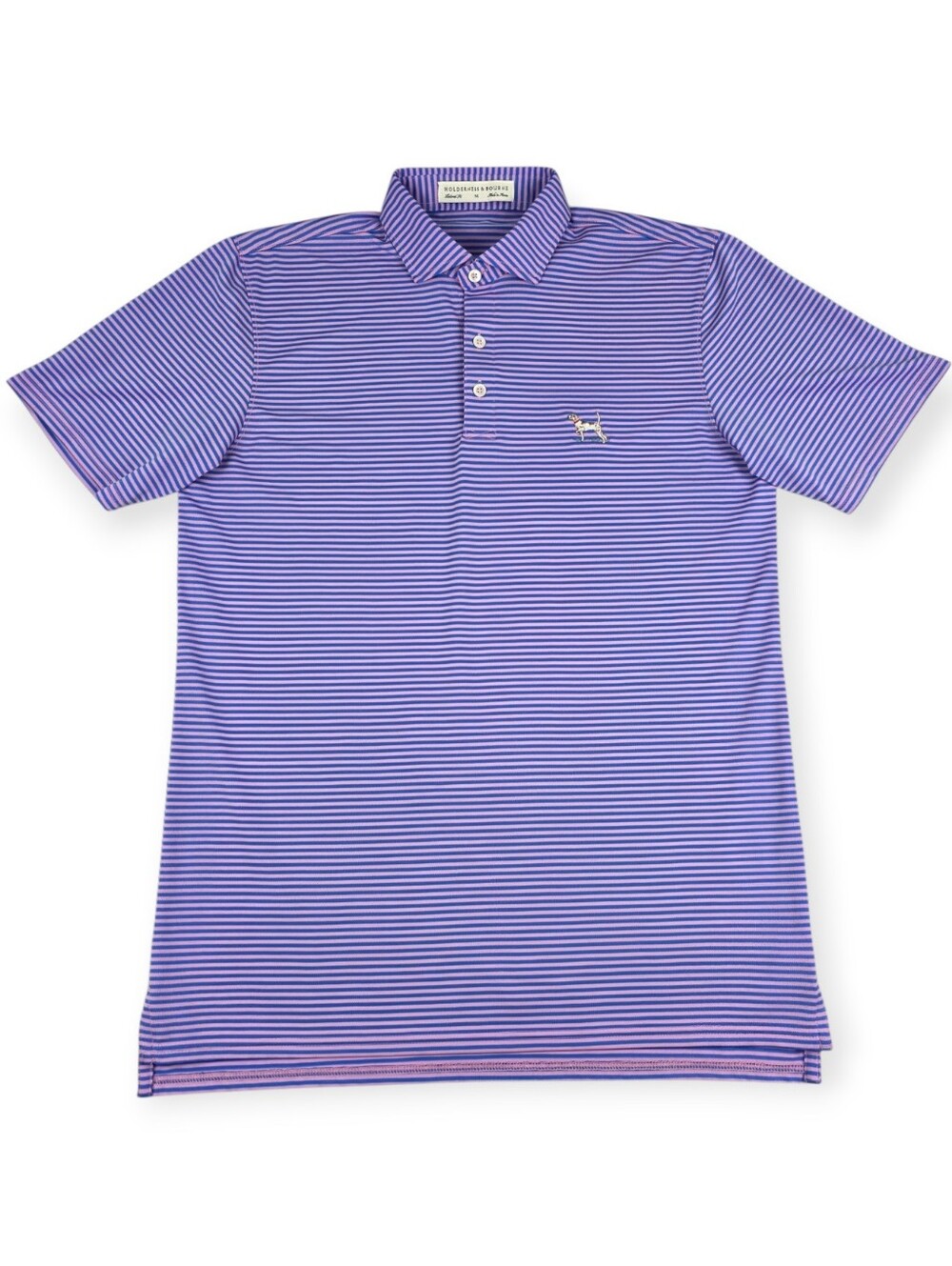 Holderness & Bourne "Maxwell" Pointer Polo Men's Medium Fiji & Nevis EUC